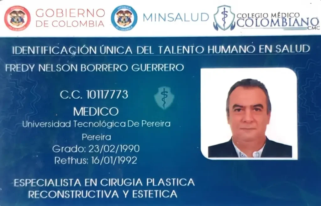 Rethus doctor fredy borrero cirujano plastico armenia